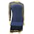 Diane Von Furstenberg Vestido de encaje DvF Enny con forro de seda Azul  ref.408635