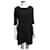 Ganni Fulton dress Black Cotton Elastane  ref.408641