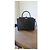 Borsa tote Bulgari Alba in pelle di vitello martellata nera Nero - vista 9