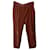 Brunello Cucinelli Cropped Straight Leg Trousers in Pink Velvet  ref.409284