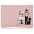 Dolce & Gabbana Pink Family Patch Bolsa Clutch em Couro Rosa Multicor Bezerro-como bezerro  ref.409451