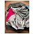 Kenzo Chaqueta Kimono de Lana Gris y Rosa Multicolor - vista 13
