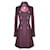 Chanel 11K$ Bottoni Gioiello Cappotto/Giacca Viola scuro Tweed  ref.409860