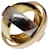 Love Cartier Trinity Tri-Color Spinning Ring 18K White Rose & Yellow Gold Gold hardware White gold Pink gold  ref.409867