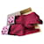 Louis Vuitton Handschuhe Pink Bordeaux Wolle  ref.410045