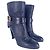 Sergio Rossi Scarpe Donna Boots in Black Leather - view 3
