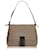 Fendi Brown Zucchino Mamma Forever Canvas Shoulder Bag Leather Cloth Pony-style calfskin Cloth  ref.410276