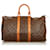 Louis Vuitton Brown-Monogramm-Keepall 45 Braun Leder Leinwand  ref.410310