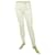 Dondup pantalones de mezclilla ajustados blancos pantalones de algodón pantalones sz 27 Código 3844432 Elastano  ref.410497