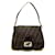 Fendi Mamma Baguette Marrone Tela  ref.410518