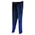 Victoria Beckham Pants, leggings Blue Linen  ref.410633
