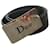 Dior Cinturones Negro Cuero  ref.410891