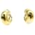VINTAGE CHRISTIAN DIOR EARRINGS IN GOLDEN METAL GOLDEN EARRINGS  ref.410911