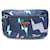 Etiquette Prada PRADE BELT BAG 2VL977 THUNDER FANNY PACK BAG CANVAS LIGHTS Blue Nylon  ref.410979