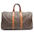 Bolsa de viaje Louis Vuitton Keepall 45 CORREA M41418 Monograma de lona Castaño Lienzo  ref.411114