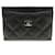 NEW CHANEL CLASSIC TIMELESS CARD HOLDER CC LOGO IN BLACK LAMB LEATHER  ref.411124