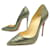 NEW CHRISTIAN LOUBOUTIN SO KATE SILVER PYTHON LEATHER SHOES 37.5 SHOES Silvery Exotic leather  ref.411130