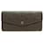 NEW LOUIS VUITTON WALLET IN NEW WALLET EARTH PRINT MONOGRAM LEATHER Brown  ref.411173