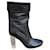 Chloé ankle boots with plexiglass heels 38 Black Leather  ref.411373
