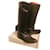 Hermès Boots Black Silver hardware Leather  ref.411375