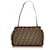 Fendi Brown Zucca Canvas Shoulder Bag Leather Cloth Pony-style calfskin Cloth  ref.411465