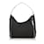 Fendi Black Zucchino Nylon Shoulder Bag Leather Pony-style calfskin Cloth  ref.411472