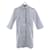 Maison Martin Margiela [Used] Martin Margiela 2014 3/4 Sleeve Dress 36 light gray MARTIN MARGIELA MM6 Shirt dress Grey Polyester  ref.411550