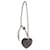 Yves Saint Laurent Pulseira ajustável em prata com coração 925 e madeira Marrom  ref.411737
