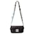 Chanel Handbags Black Leather Silk  ref.411797