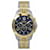 Autre Marque Chrono Lion Bracelet Watch Metallic Steel Metal  ref.411880