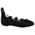 Chaussures plates à lacets Isabel Marant en daim noir Suede  ref.411928