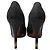 Dsquared2 Escarpins en tweed gris à talons en bois - vue 4