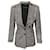 Escada Beaded Houndstooth Trouser Suit Set in Grey Wool  ref.411947