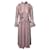 Zadig & Voltaire Roma Goa Ruffle Maxi Dress in Pink Cotton Viscose Cellulose fibre  ref.411972