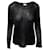 Yves Saint Laurent Sweatshirt aus schwarzem Mohair Wolle  ref.411986