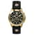 Autre Marque Relógio Chrono Lion Strap Dourado Metálico Aço Metal  ref.412007