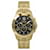 Autre Marque Chrono Lion Bracelet Watch Golden Metallic Steel Metal  ref.412009