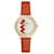 Missoni Optic Zigzag Leather Watch Golden Metallic  ref.412020