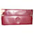 Cartier Brieftasche Rot Leder  ref.412288