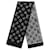 Louis Vuitton LV Logomania Schal neu Schwarz Wolle  ref.412328