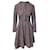 Christian Dior Robe Midi Tweed en Laine Multicolore Coton  ref.412372
