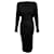 Vestido a media pierna en viscosa negra de Vivienne Westwood Negro  ref.412425