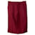 Marni – Kurz geschnittene Hose mit weitem Bein aus roter Baumwolle  ref.412434