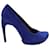 Zapatos de tacón Balenciaga en ante azul Suecia  ref.412436