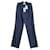 Zadig & Voltaire Pantalones, polainas Azul Lana  ref.412477