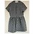 Tara Jarmon Kleid Blau Grau Polyester Größe L - Ansicht 11