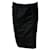 Yves Saint Laurent Tom Ford Schwarzer Rock aus schwarzer Wolle Baumwolle  ref.412952