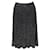 Jupe métallique tricotée Missoni en polyester noir  ref.412960