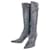 [Occasion] Dior Vintage Black Leather Boots Stilettos Cuir Noir  ref.412969
