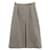[Used] Burberry Tuck Plaid Houndstooth Skirt Brown BURBERRYS Below Knee Length Wool  ref.413015